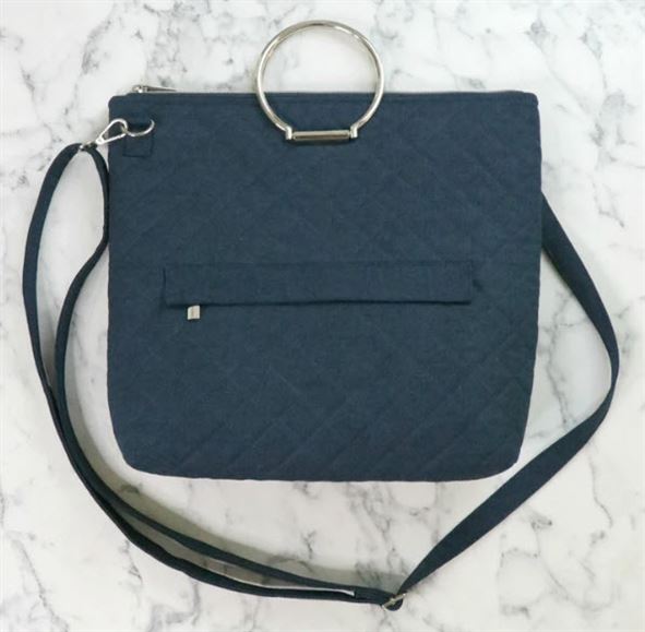 Audrey handbag from Sallie Tomato featured at January Sew Fun