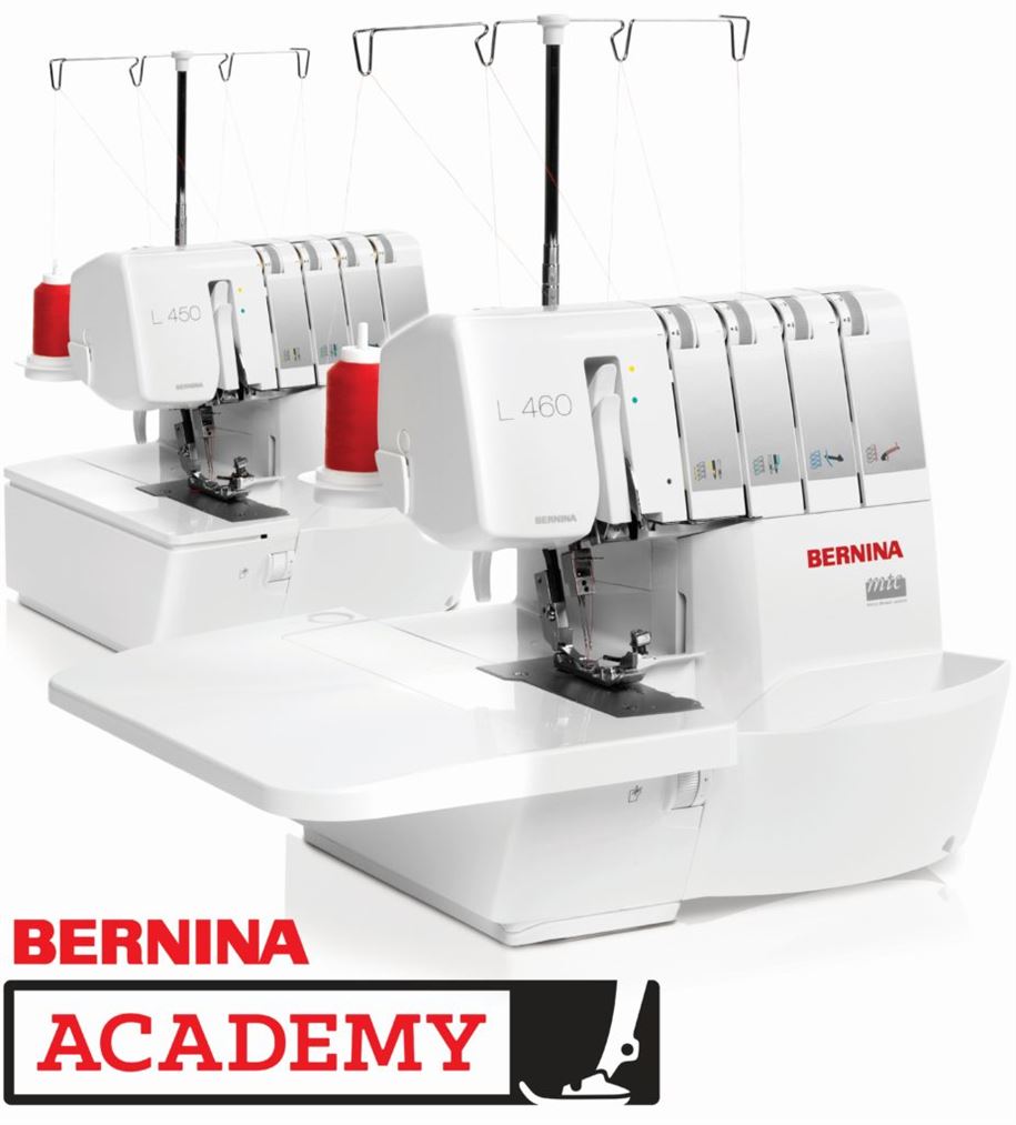 Photo of two Bernina Overlockers for January events