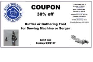 Don't Get Ruffled, Get Ruffling: Gather Fabric Using a Serger 13 coupon gather feet 300x200 1