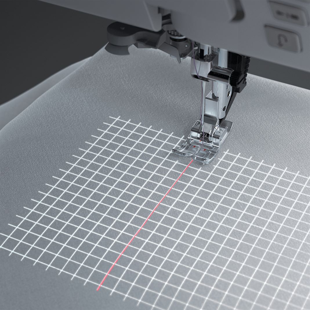 PFAFF creative icon™ 2 projected grid