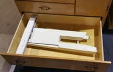 Totally Unique: Sewing Furniture Made-to-Order 7 Unique Sewing Furniture fully extended drawer