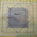 Piece by Piece: The Beauty of Paper Piecing With the Add a Quarter Ruler 21 Paper piecing template for block #2 for Alaska quilt