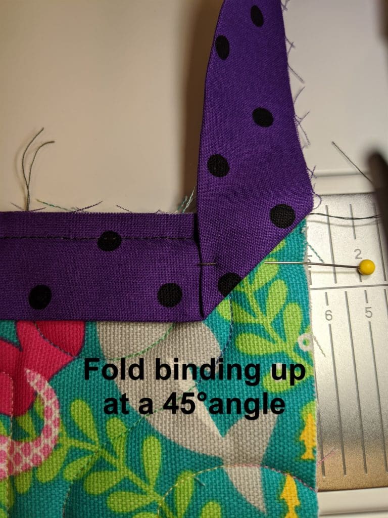 Got Yourself in a Bind? Learn How to Join Binding Ends 13 fold up 1 768x1024 1
