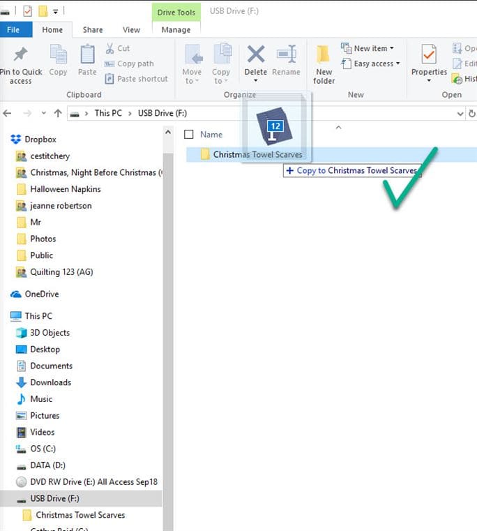 How To Transfer Embroidery Designs to Your Machine 24 good drag and drop 1