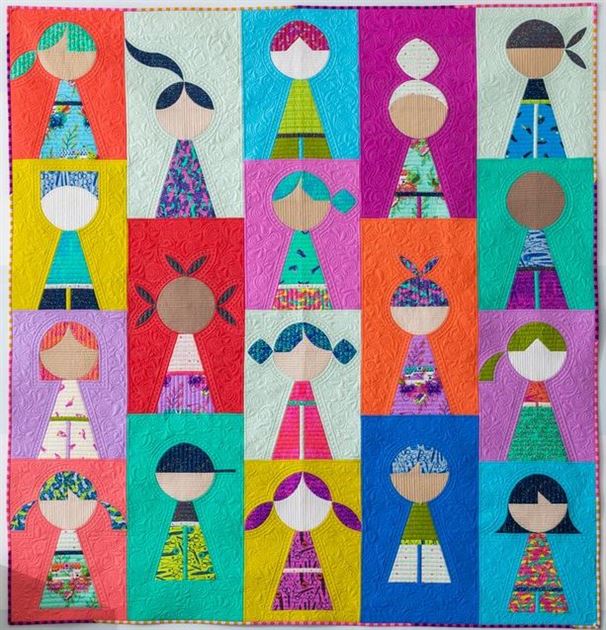 Photo of Happy Together Quilt from SewKindof Wonderful for January Sew Fun