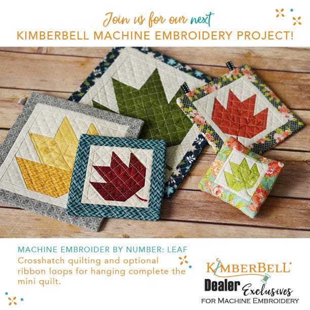 Kimberbell Events and Clubs 12 jordan kb leaf