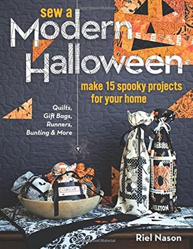 Front cover of Sew a Modern Halloween book for August Sew Fun