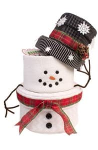 Spring Forward to March Sew Fun Sessions 12 Photo of three baskets in stacked like snowmen in ByAnnie's Soft and Stable baskets for March Sew Fun