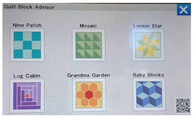 Meet the Continental M7 from Janome 13 Quilt block advisor blocks