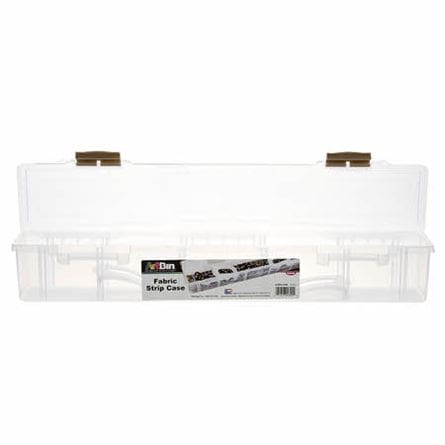 Get Sew Organized Challenge for January 2020: Fabric 5 Photo of bin for 2.5" wide strips for Fabric Organization Challenge