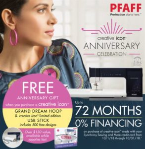 Graphic of PFAFF October Promo