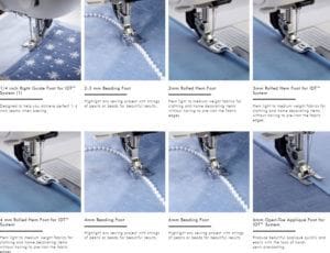 What a Deal! The PFAFF Ambition 1.0 with a bundle 14 Various PFAFF sewing feet