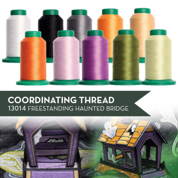 OESD Haunted Village Freestanding Bridge 13014 - Coordinating Thread