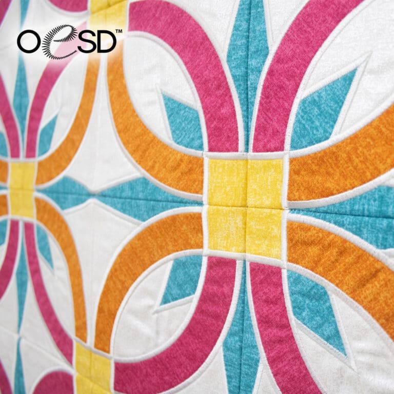 OESD Double Wedding Ring Applique Quilt