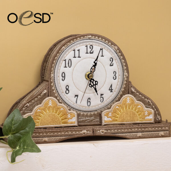 OESD Freestanding Mantle Clock USB