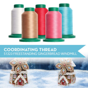 OESD Freestanding Gingerbread Windmill 51323 - Coordinating Thread