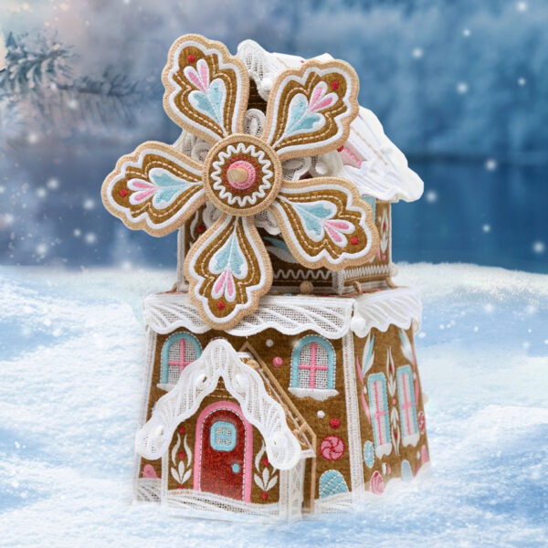 OESD Freestanding Gingerbread Windmill