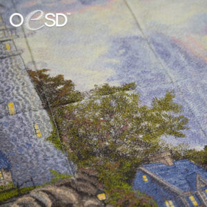 The Sea of Tranquility Tiling Scene by Thomas Kinkade