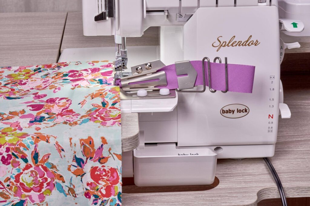 Chain Cover Flat Sewing Table Baby Lock Splendor Overlock & Coverstitch Serger