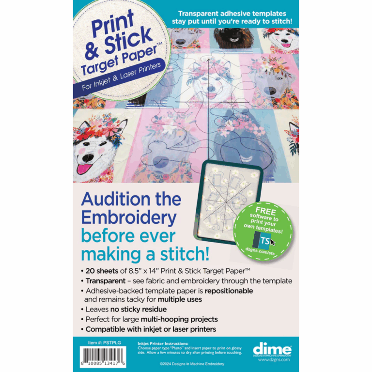 Print & Stick Target Paper - Legal Size