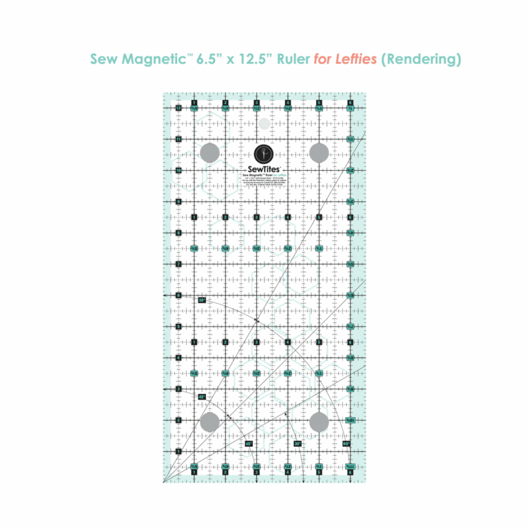 Sew Magnetic 6.5" x 12.5" Ruler