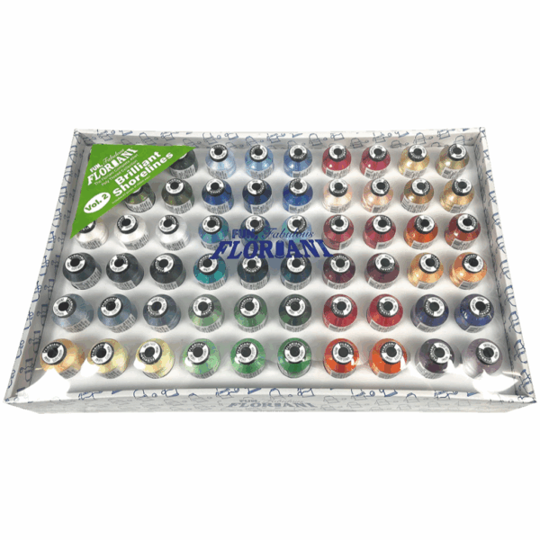 Floriani 60 Spool Set - VOL 2: Brilliant Shorelines