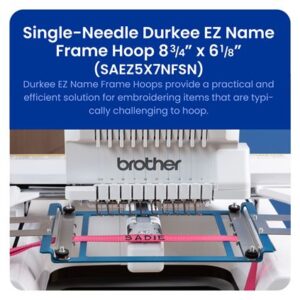 Brother Single-Needle Durkee Name Frame Hoop