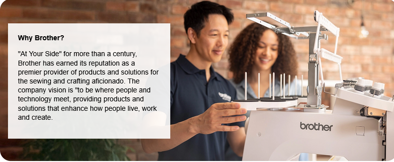 Brother Single-Needle Durkee Name Frame Hoop