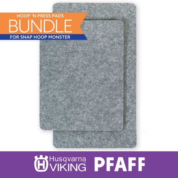 Hoop 'n Press Pads - 2pcs Bundle for Snap Hoop Monster - Viking - Pfaff