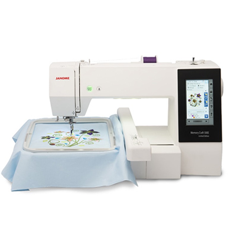 Janome Memory Craft 500E Limited Edition Embroidery Machine